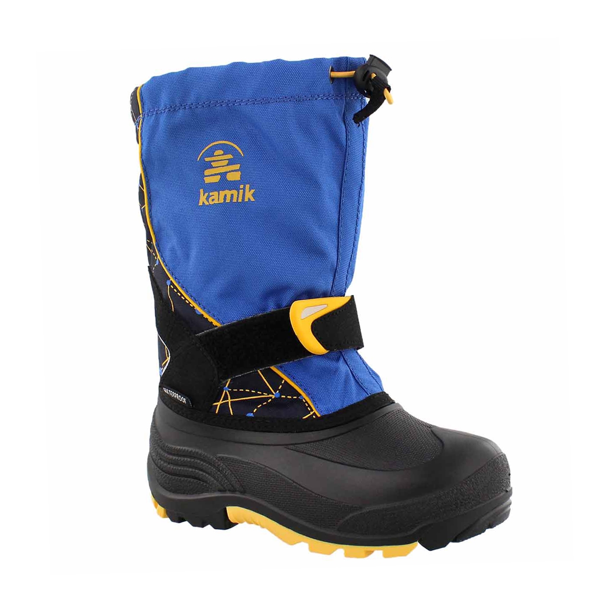 Boys' SLEET 2 blue/navy pull on winter boots