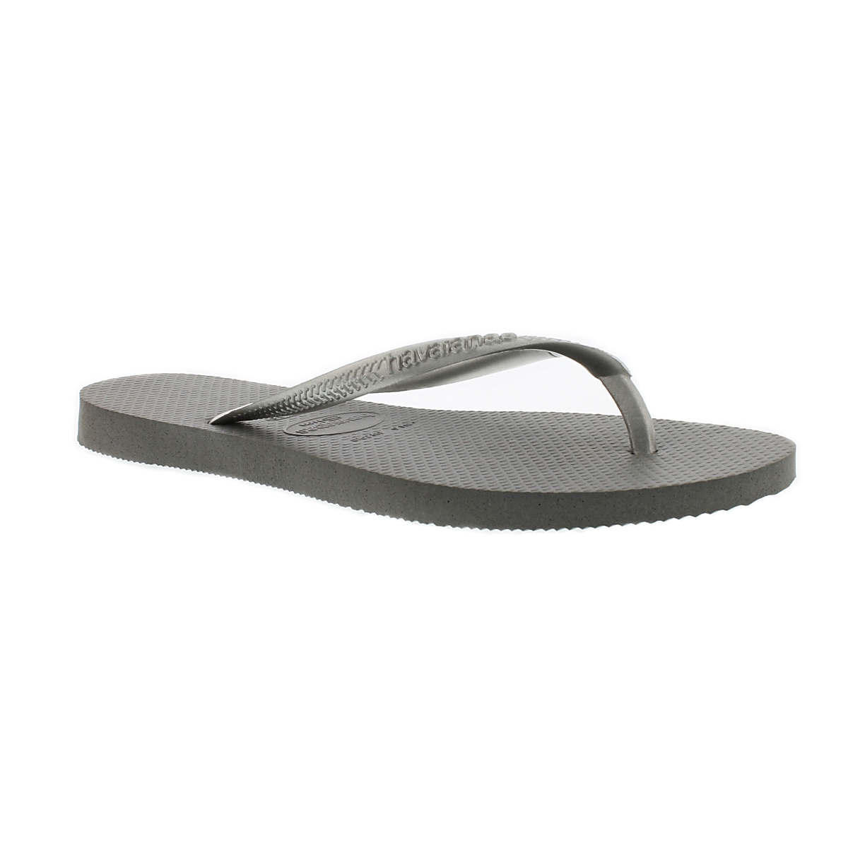 Havaianas Women's SLIM grey rubber flip flops SLIM1 GREY