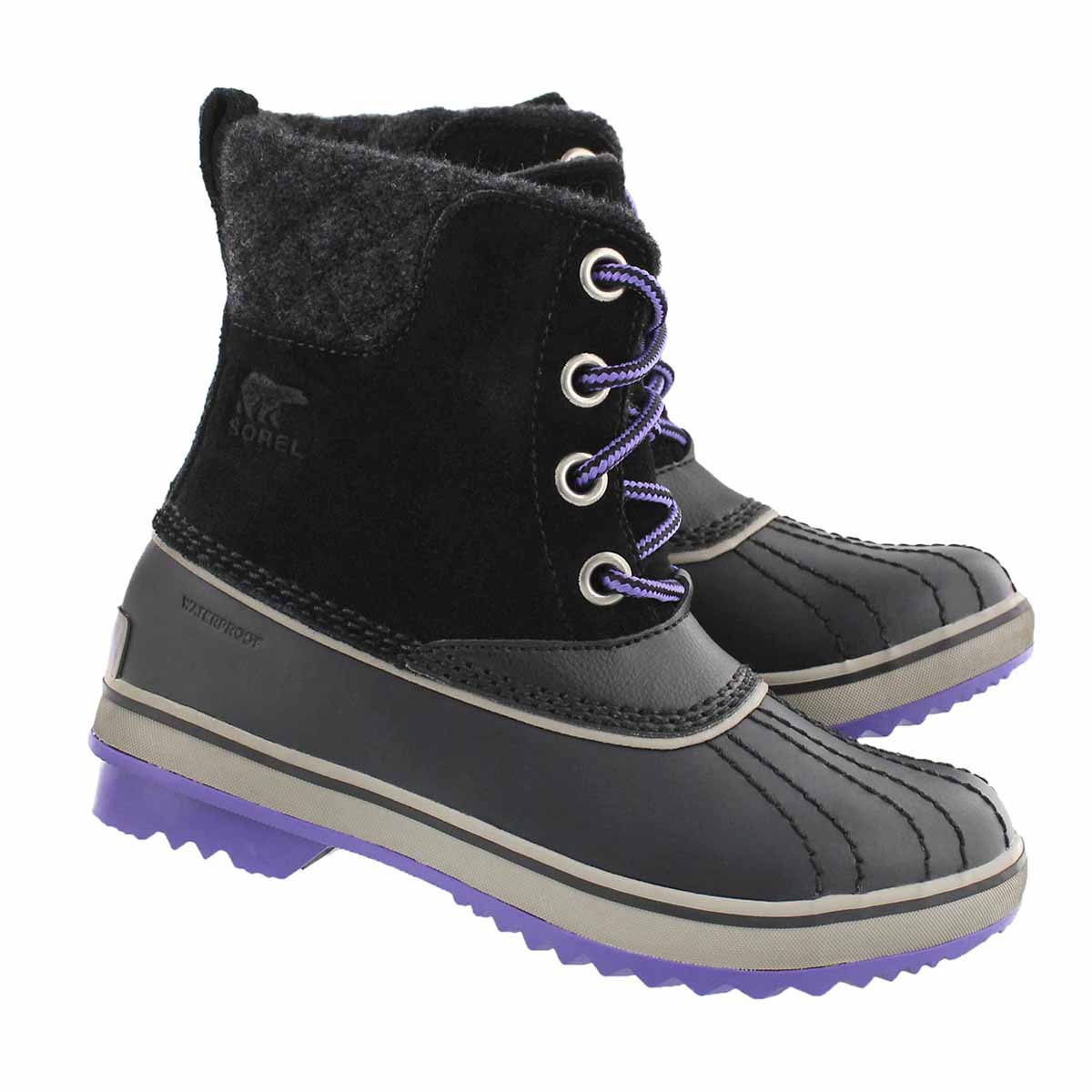 Grls Slimpack II Lace blk wtpf boot