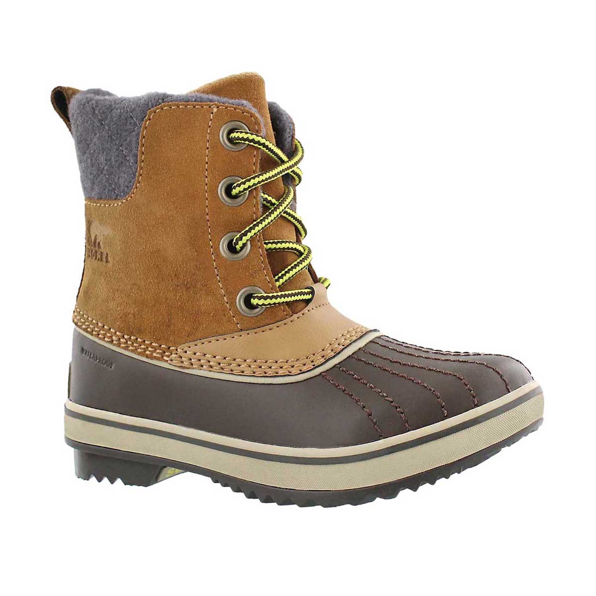 Girls' SLIMPACK II LACE elk waterproof boots