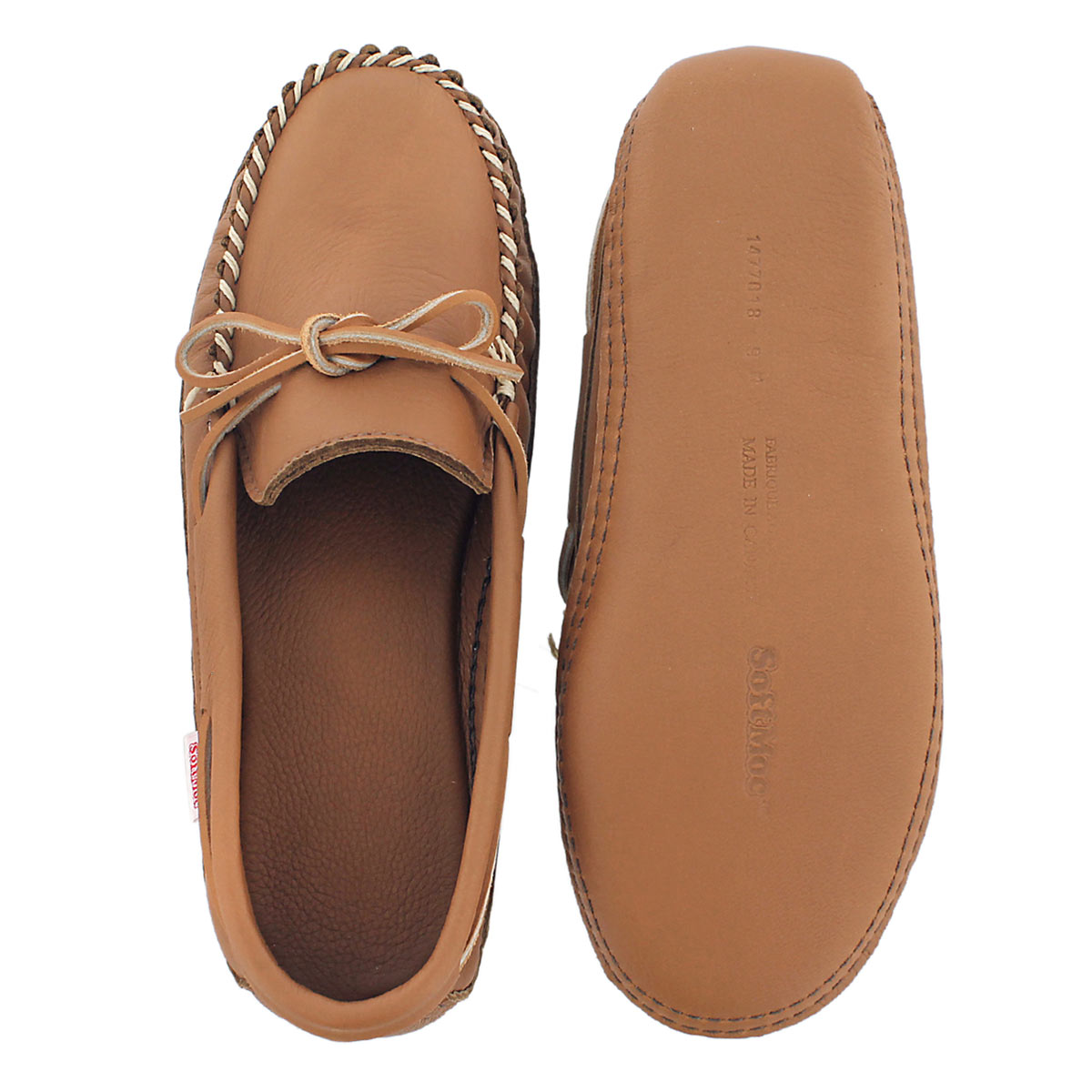 SoftMoc Men's 3000 Double Sole Deerskin Leather Lined Moccasin | eBay