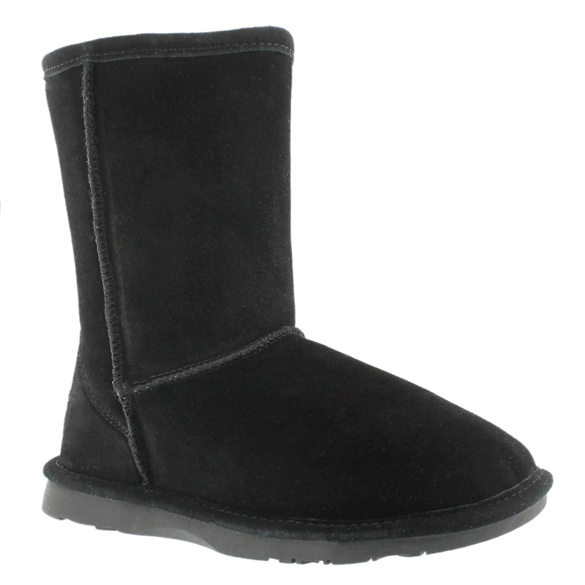 Lds Smocs 4 black mid suede boot