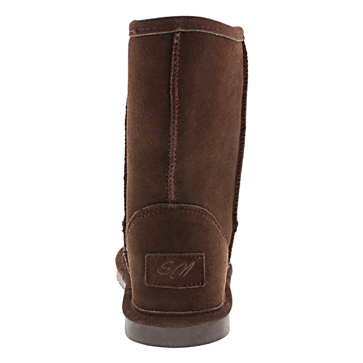 Lds Smocs 4 chocolate mid suede boot
