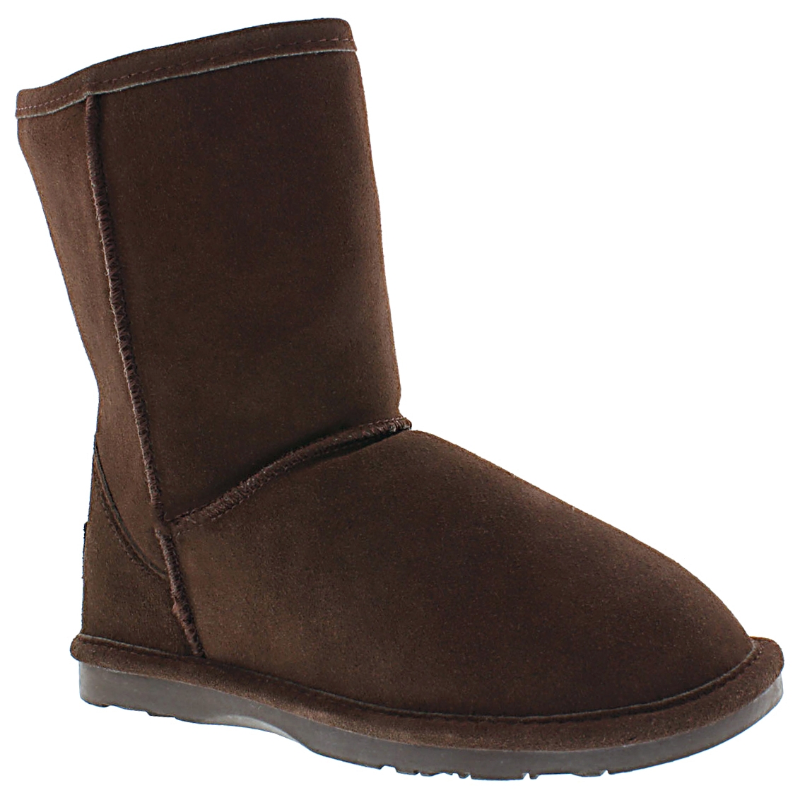 Lds Smocs 4 chocolate mid suede boot