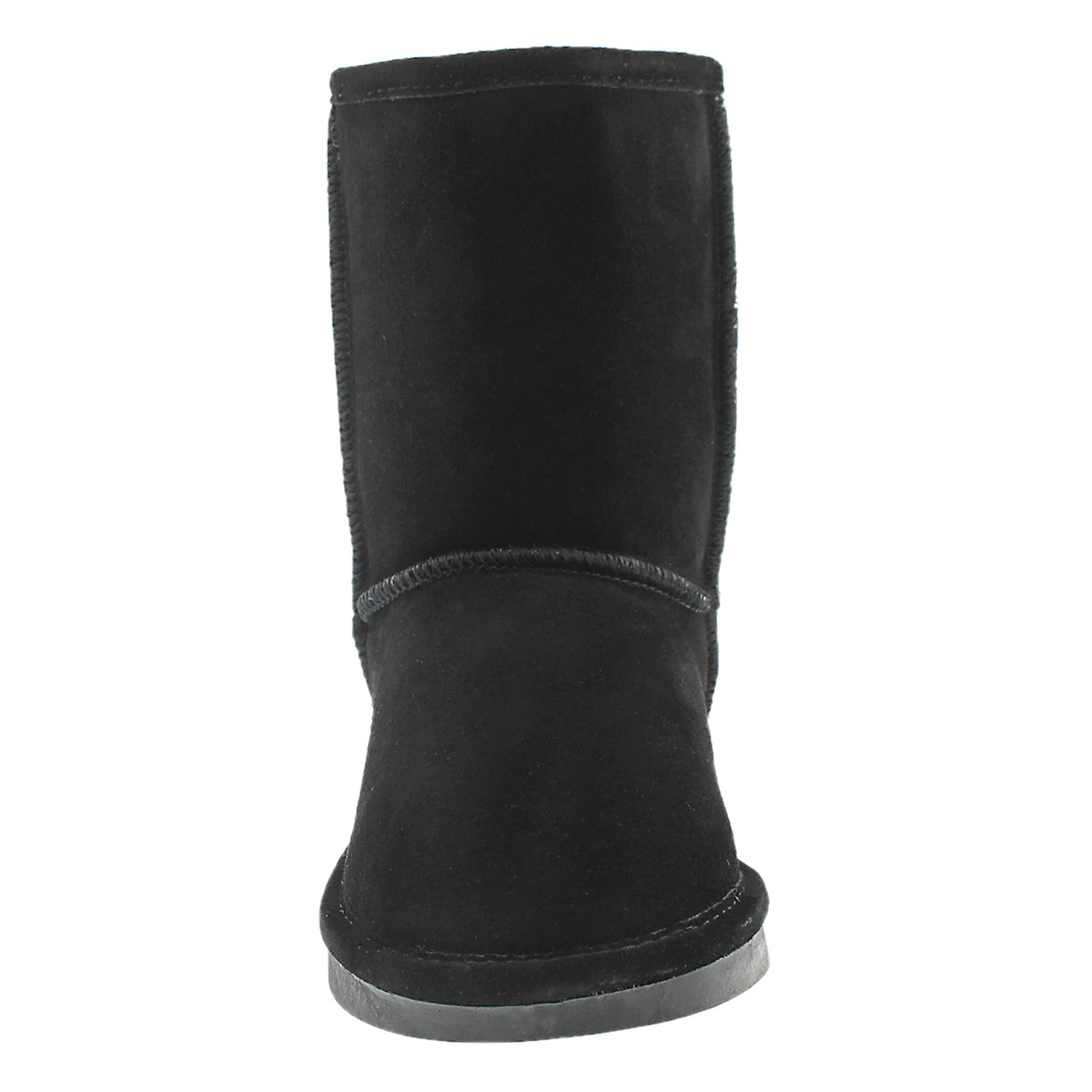 Lds Smocs Zip black suede boot