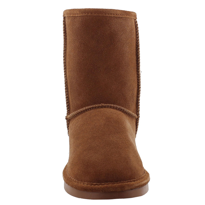 Lds Smocs Zip spice suede boot
