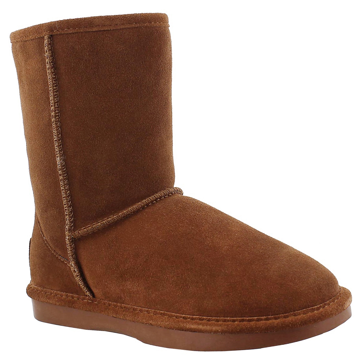 Lds Smocs Zip spice suede boot