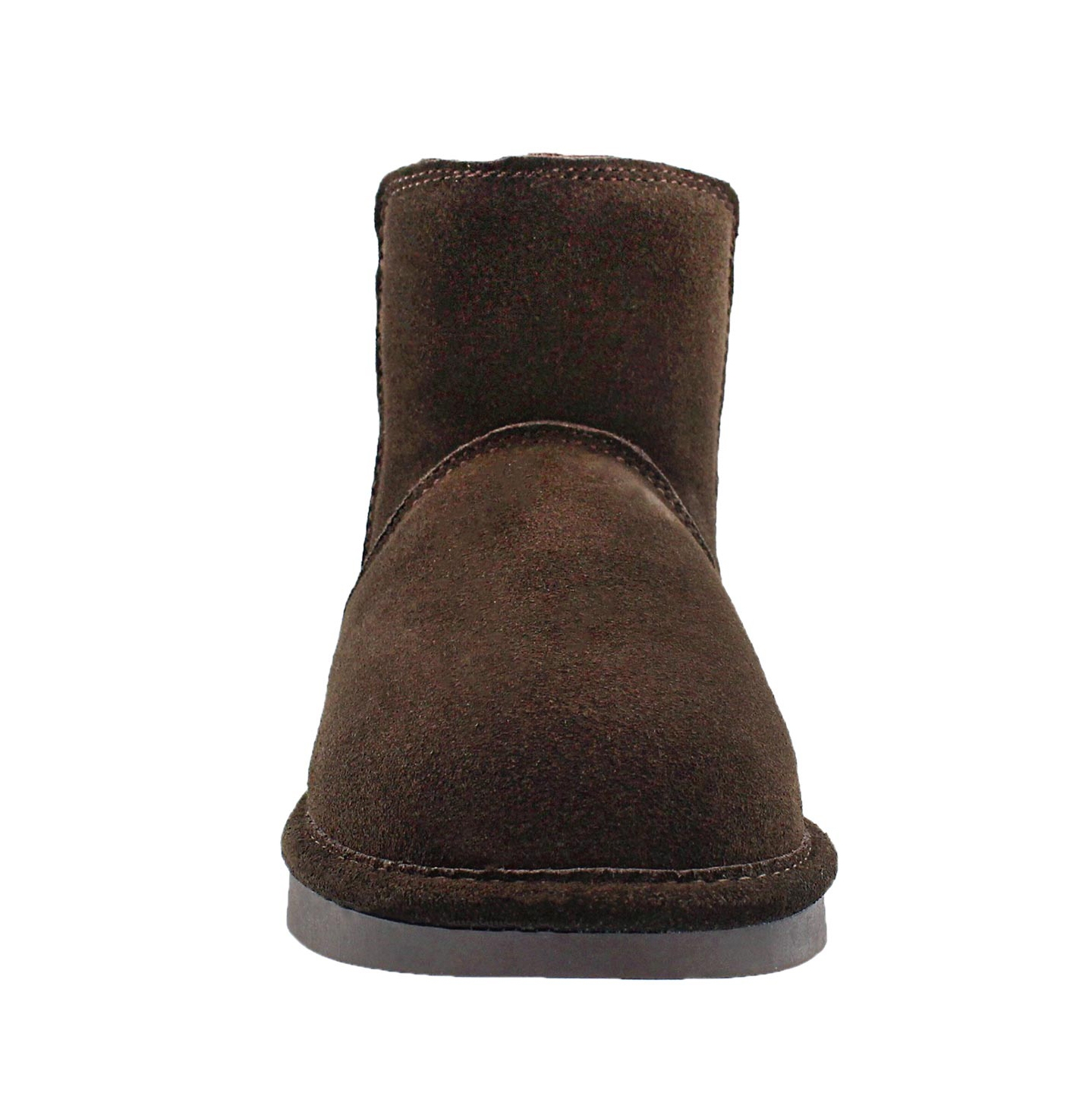 Lds Smocs 5 choc chelsea suede boot