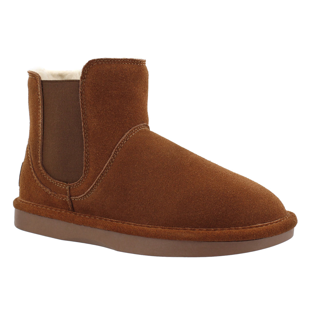 Lds Smocs 5 spc chelsea suede boot