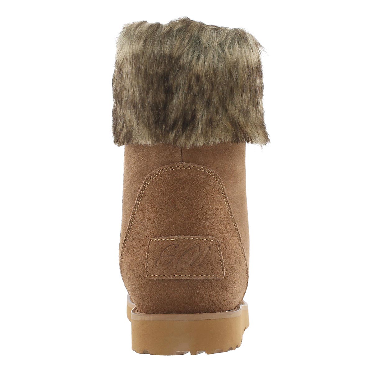 Lds Smocs 5 Fur sand suede boot