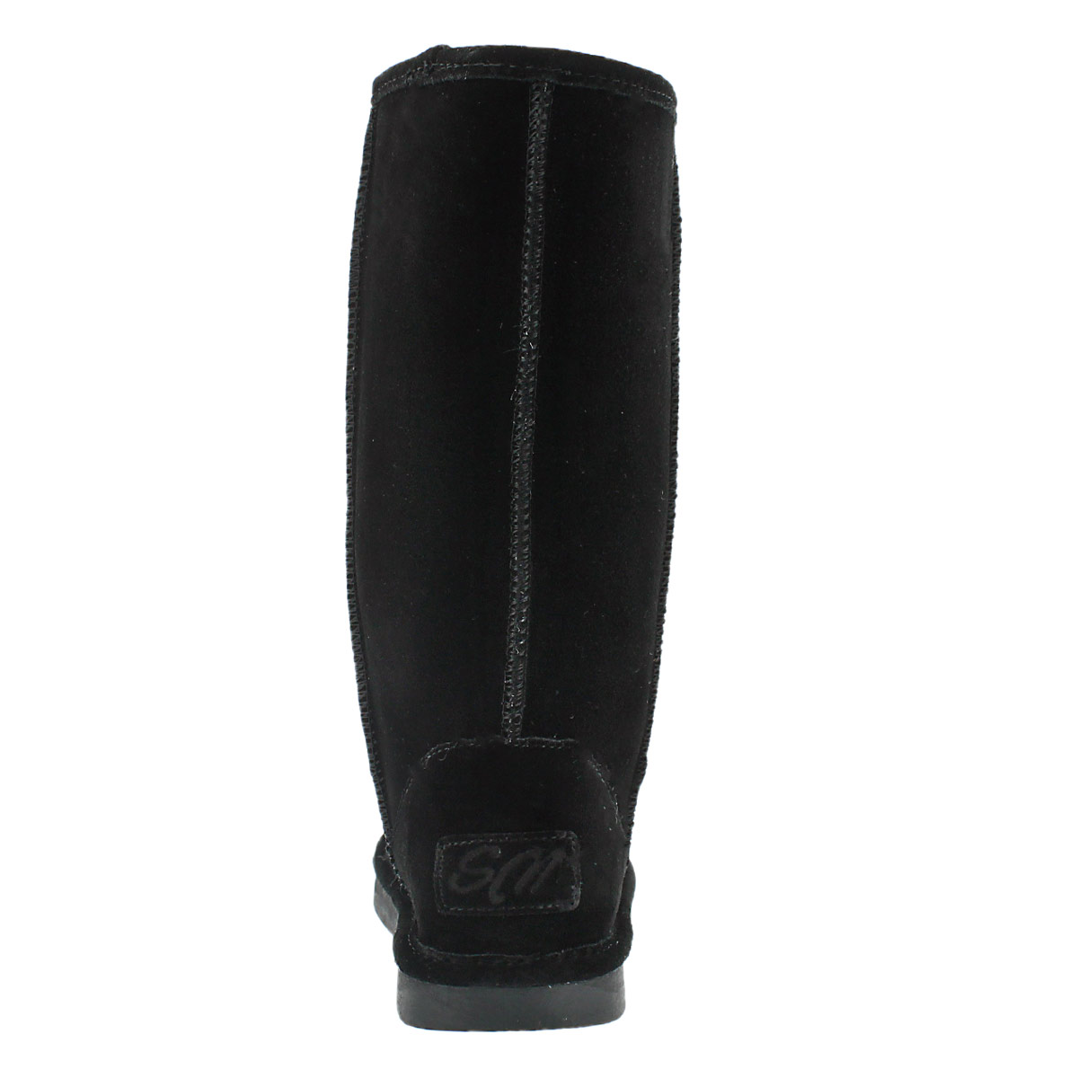 Botte haute Smocs 5 Hi, suède noir, fem