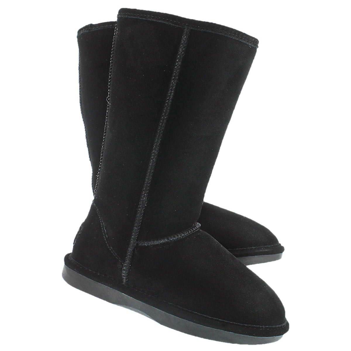 Botte haute Smocs 5 Hi, suède noir, fem