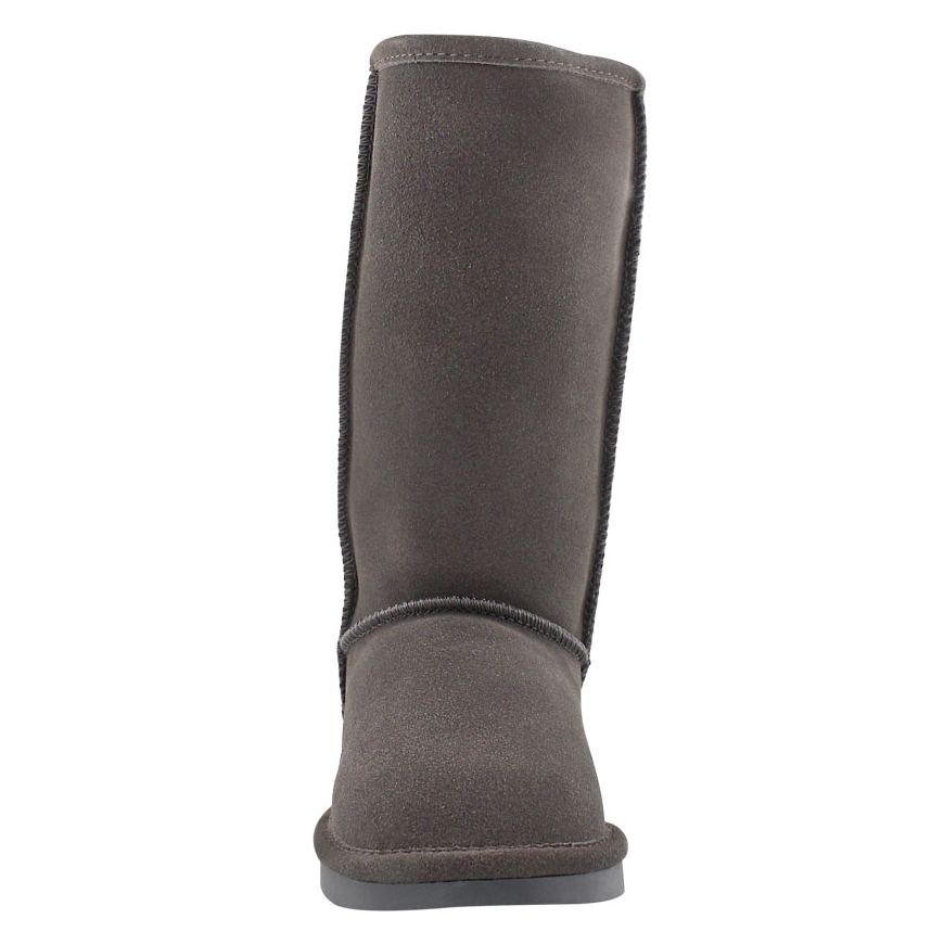 Lds Smocs 5 grey tall suede boot