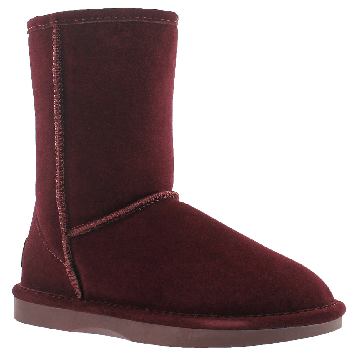 Women's SMOCS 5 burgundy mid suede boots