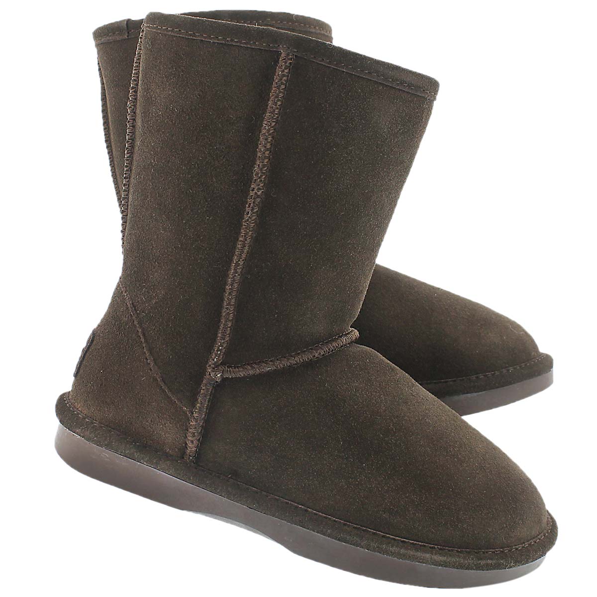 Lds Smocs 5 chocolate mid suede boot