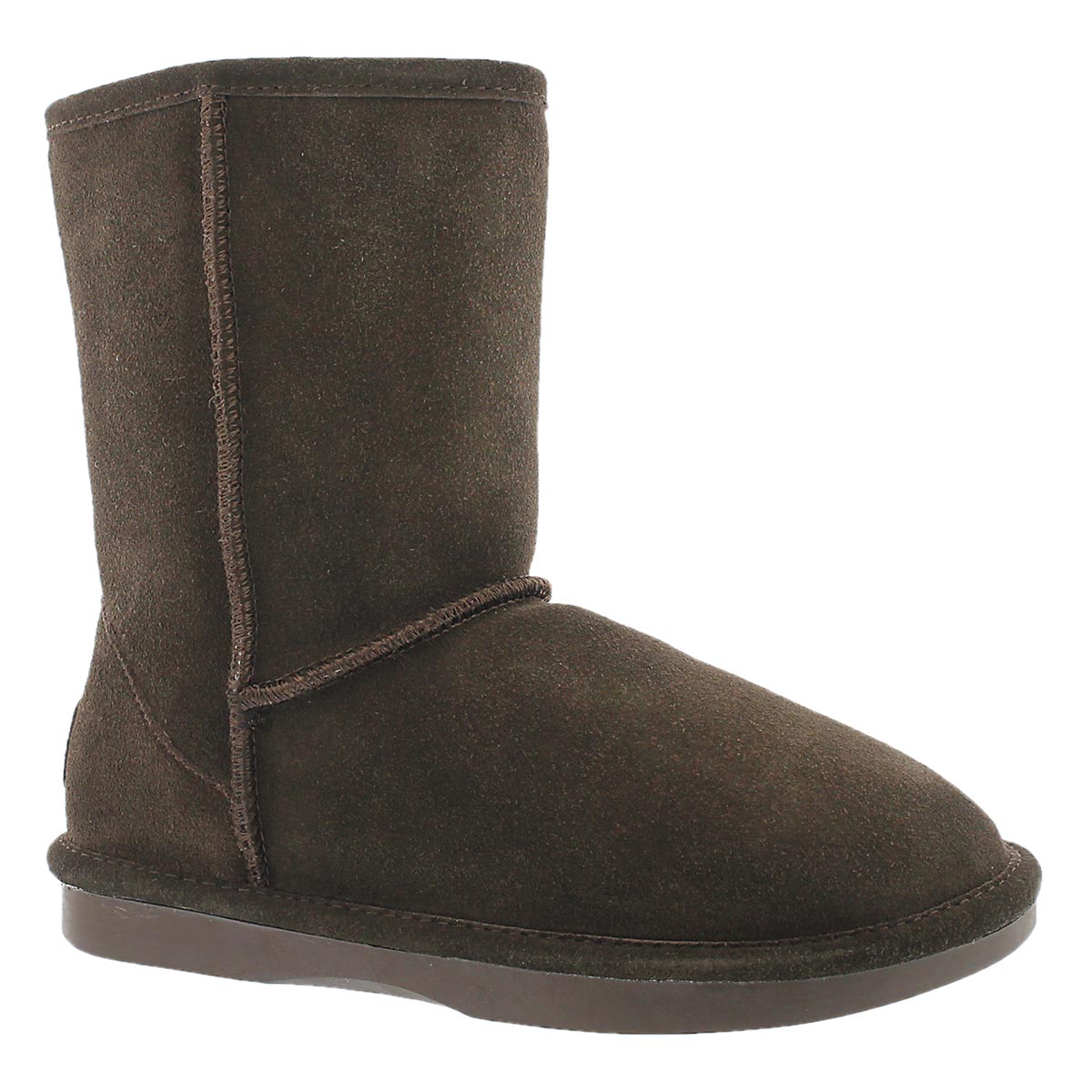 Lds Smocs 5 chocolate mid suede boot