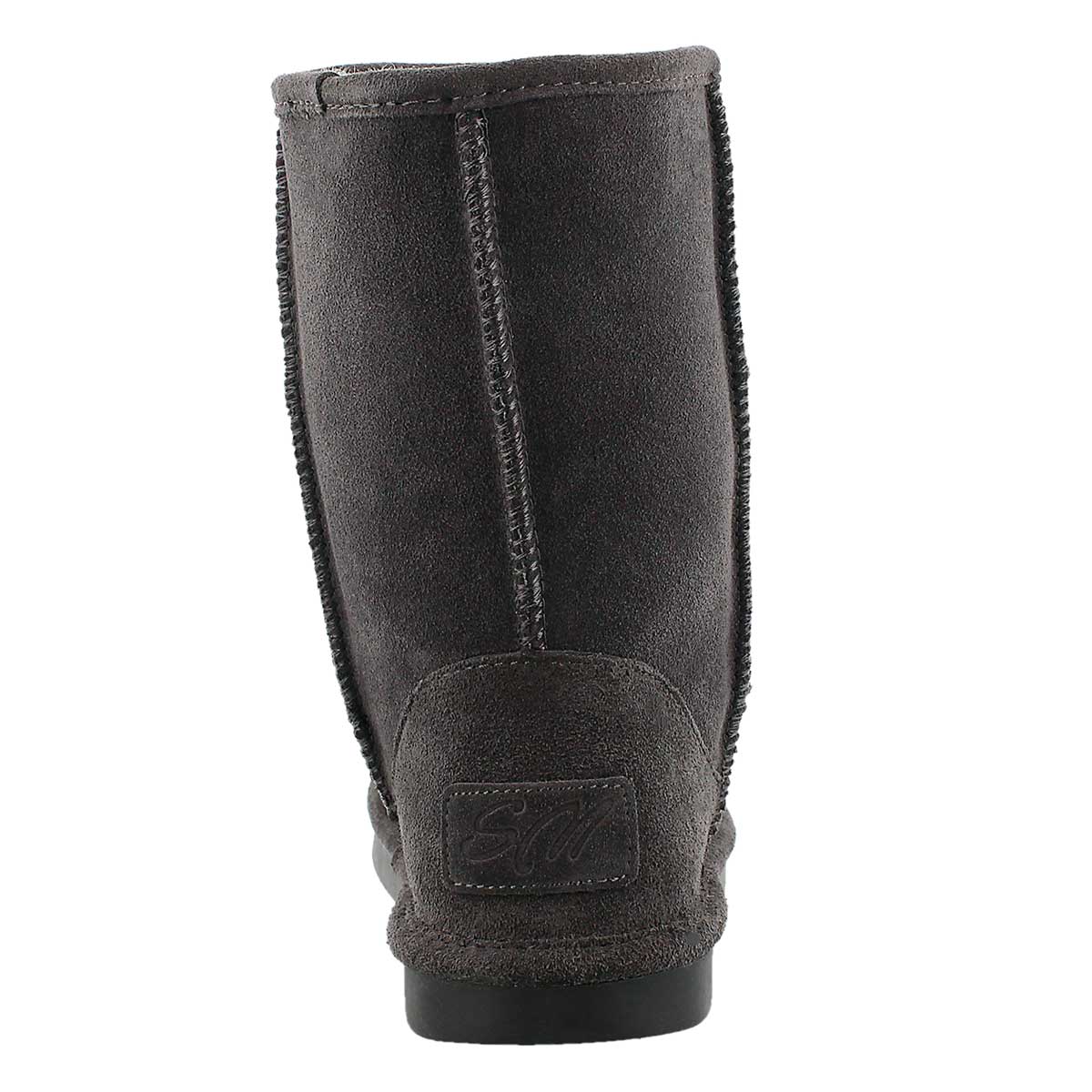 Lds Smocs 5 grey mid suede boot