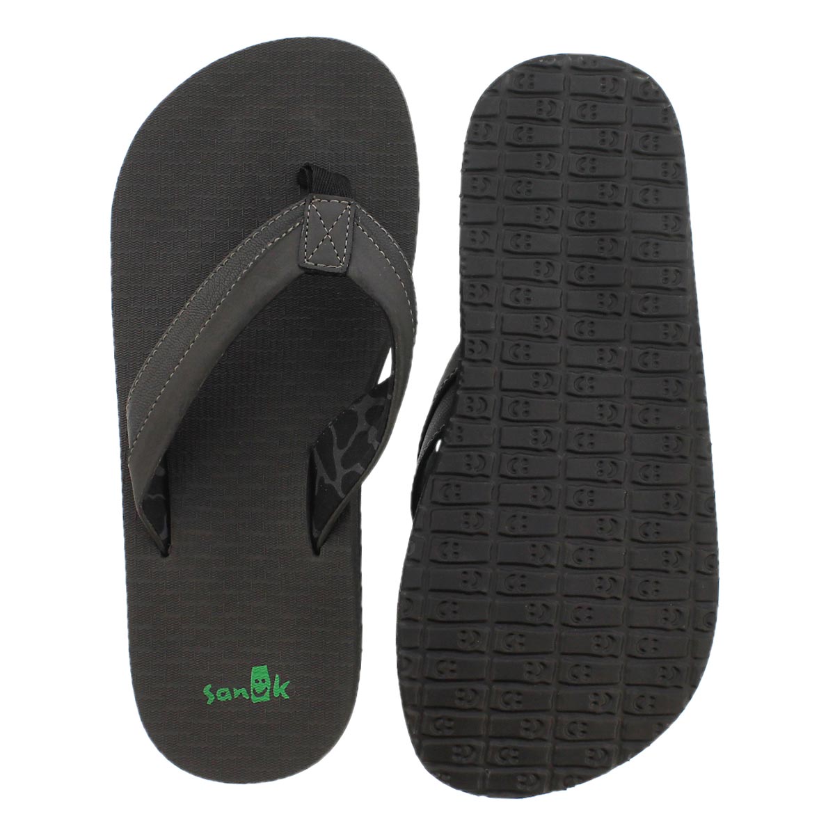 Mns Beer Cozy Light black flip flop