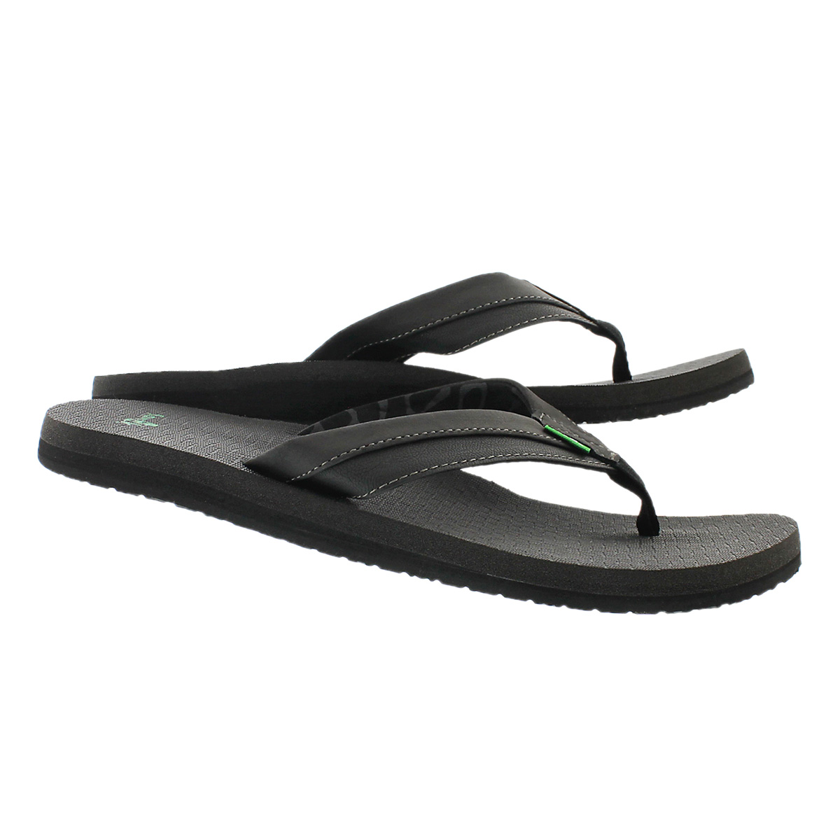 Mns Beer Cozy Light black flip flop