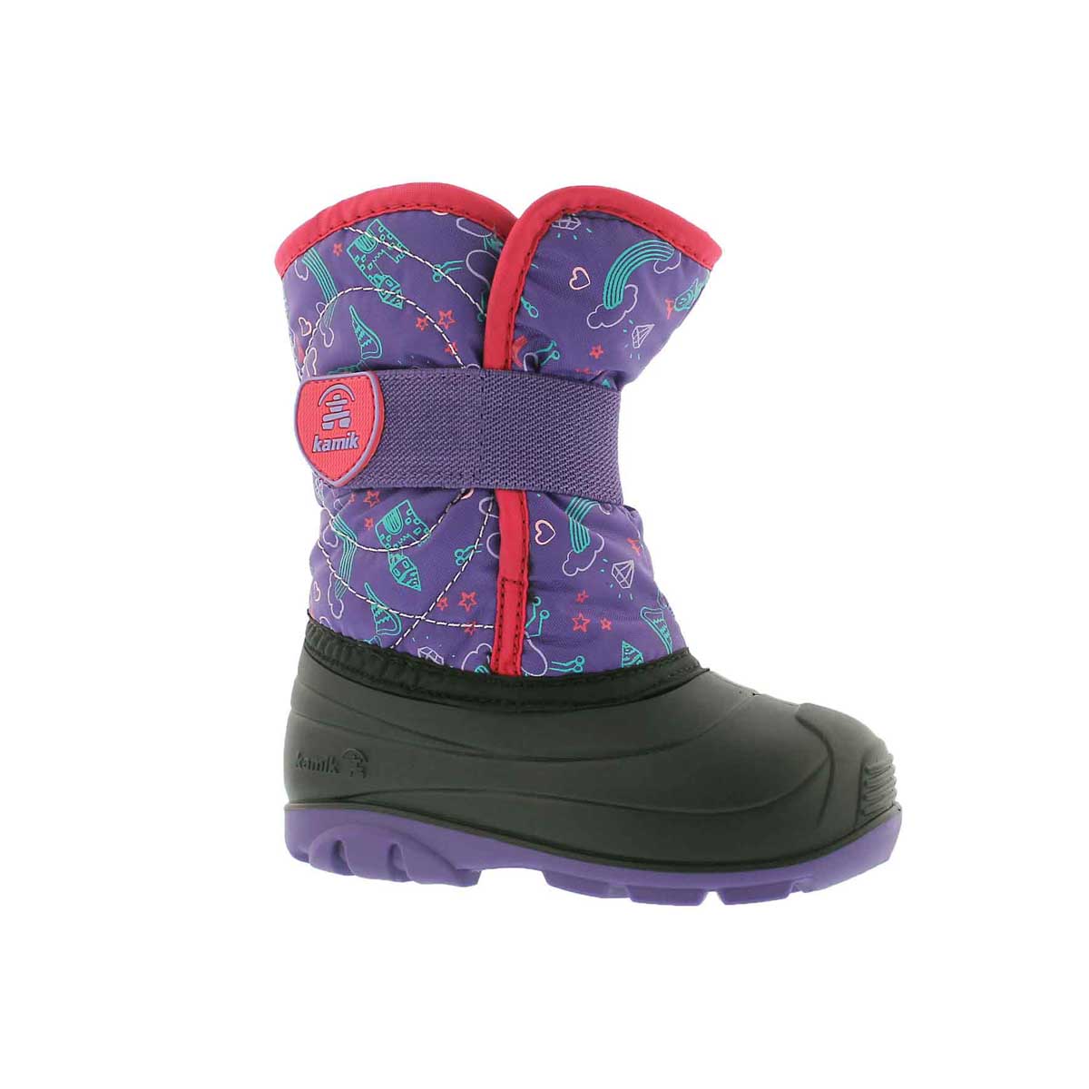 Infants' SNOWBUG 4 purple waterproof winter boots
