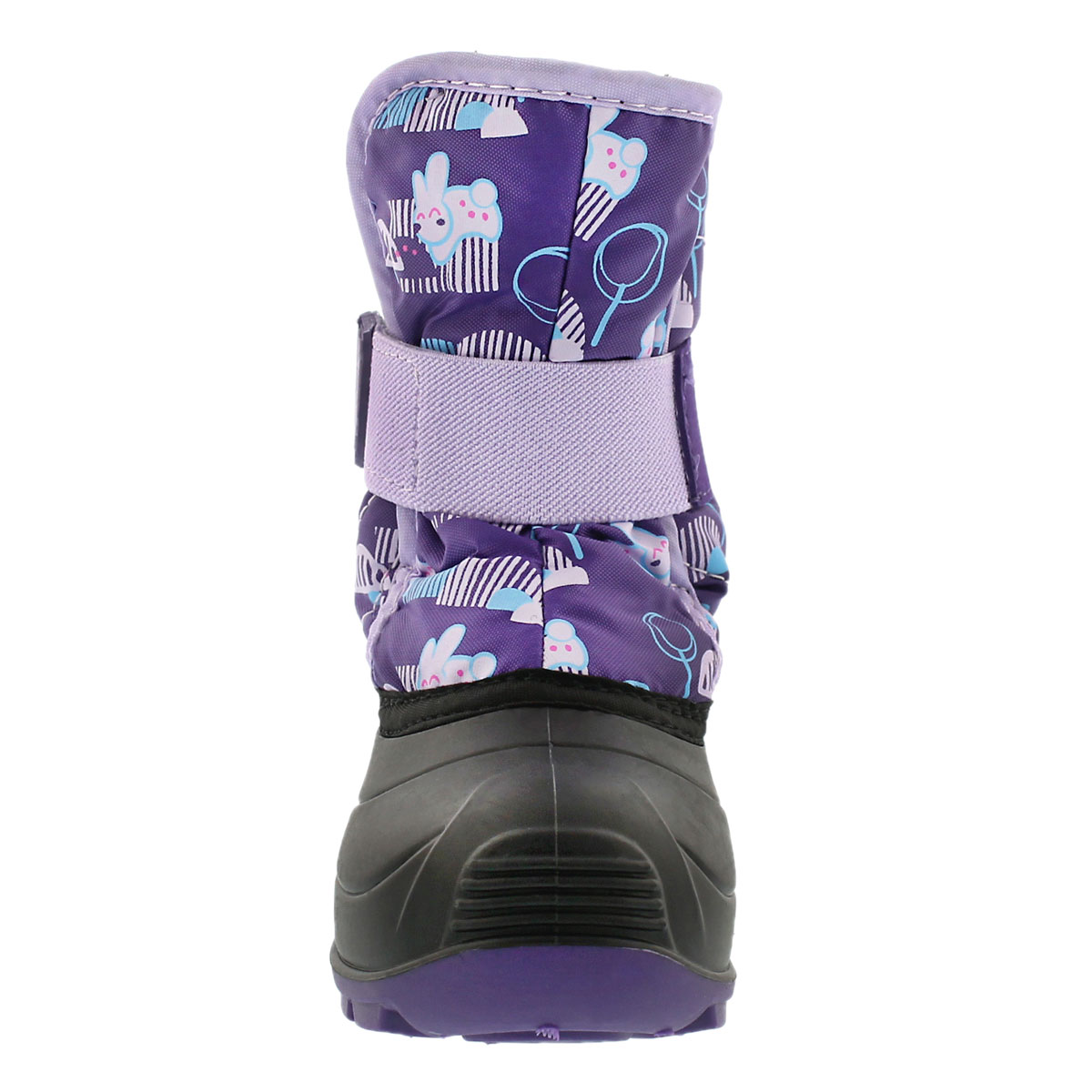 Infs Snowbug4 purple printed winter boot
