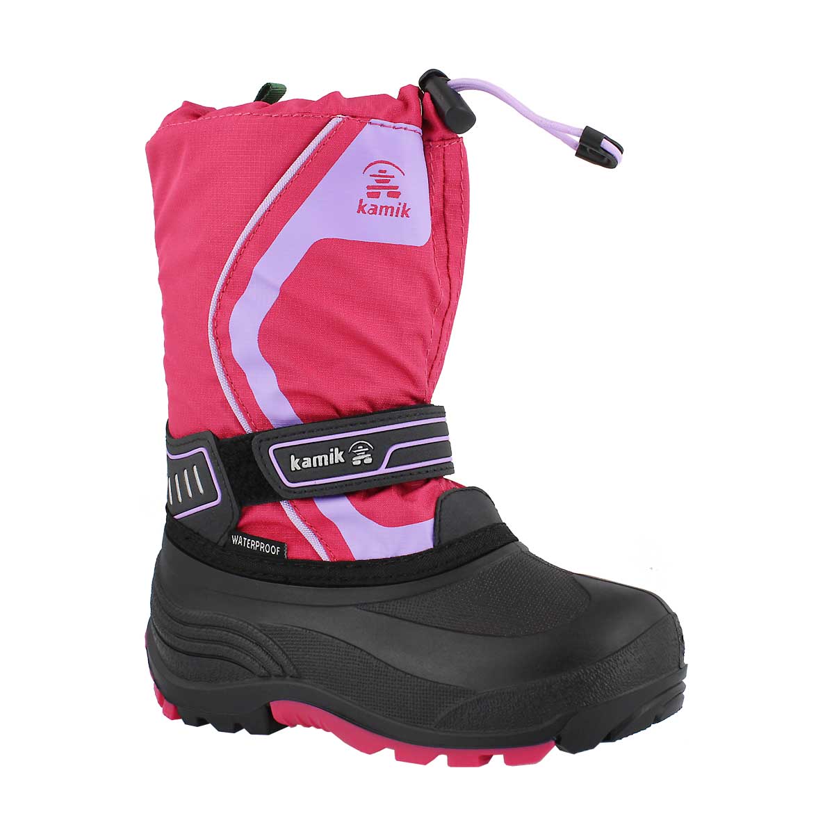 Grls Snowcoast3 rse/lvndr wp winter boot