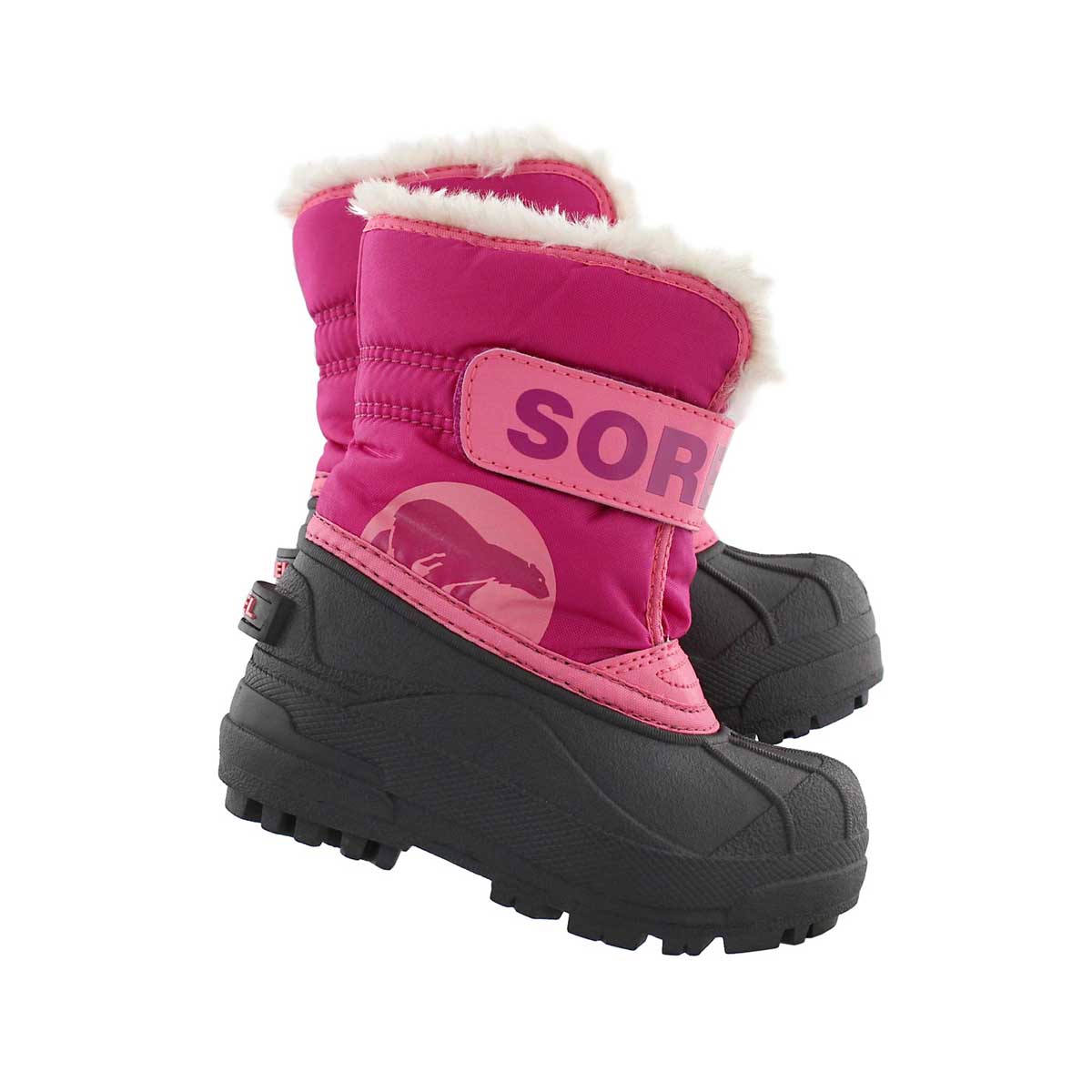 Inf Snow Commander pnk/blsh boot