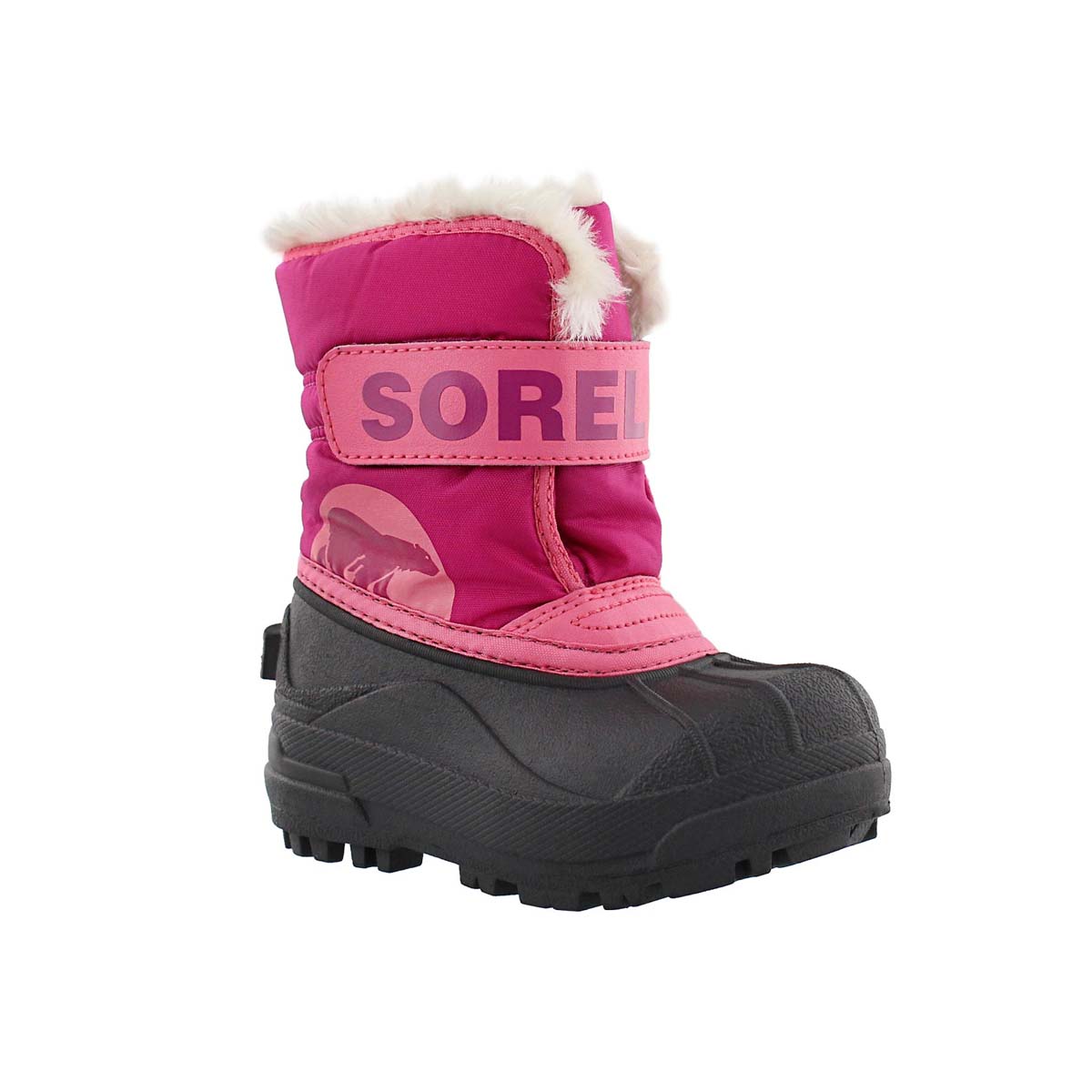 Inf Snow Commander pnk/blsh boot