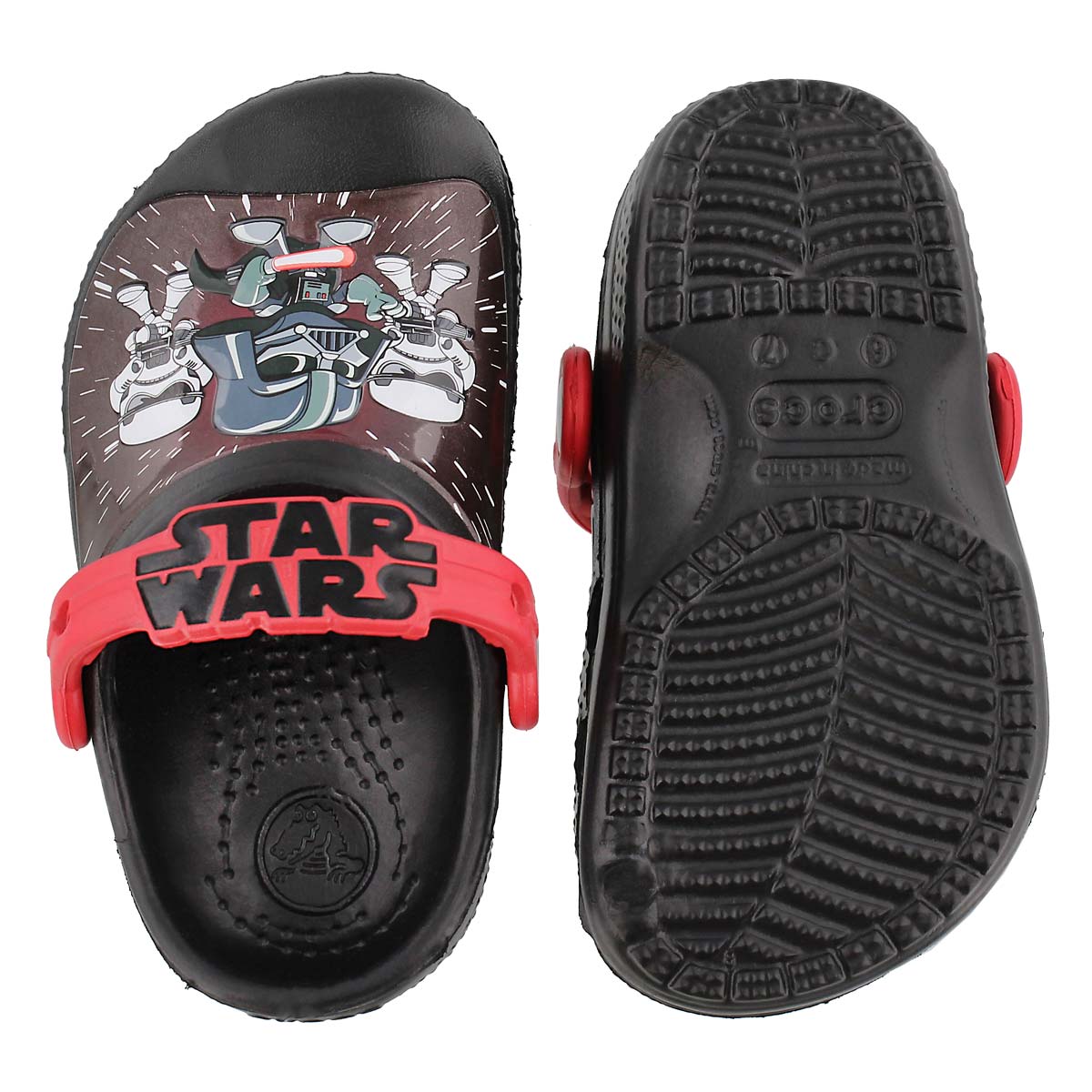 Bys Star Wars Darth Vader blk EVA clog