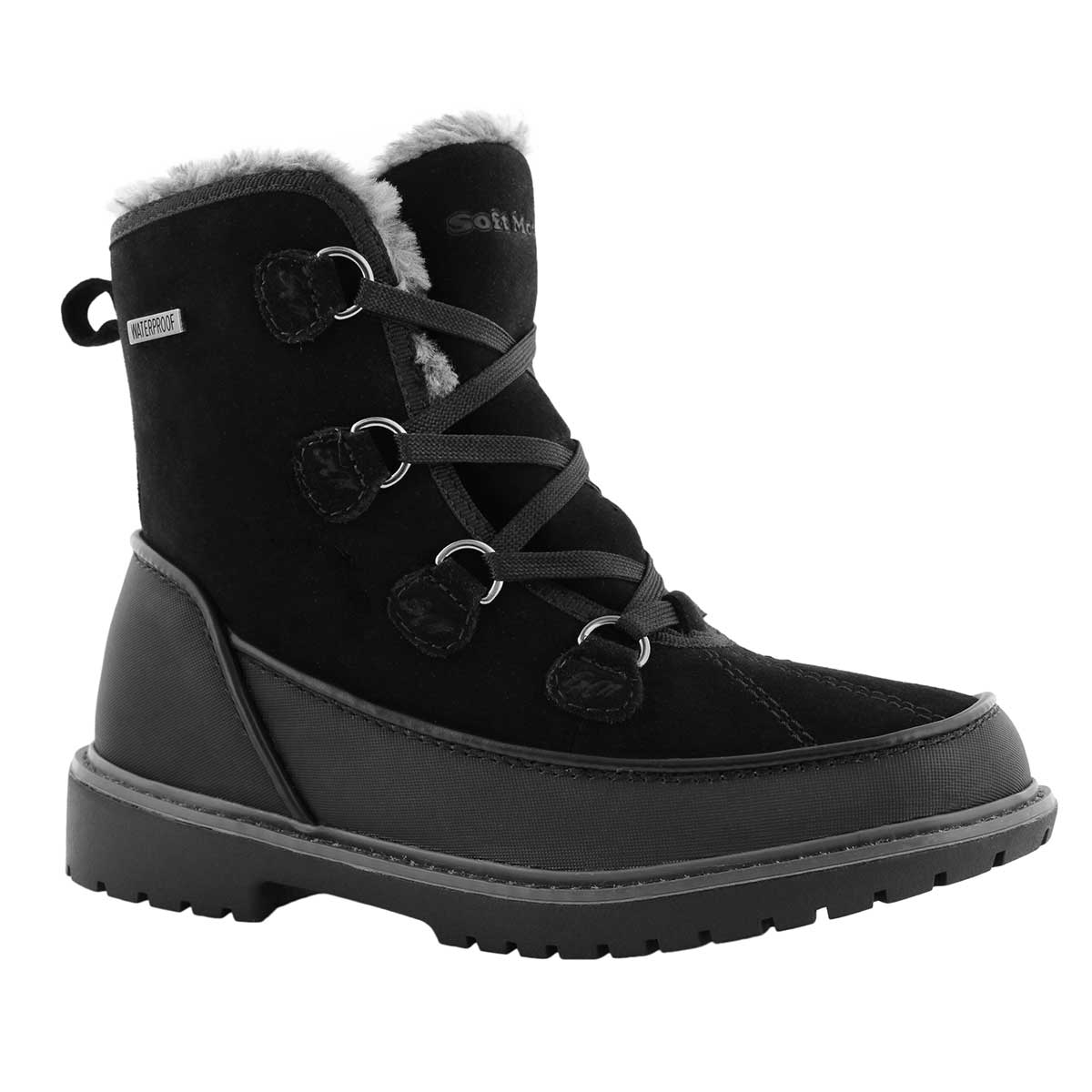 Lds Stephanie black wtpf wntr boot