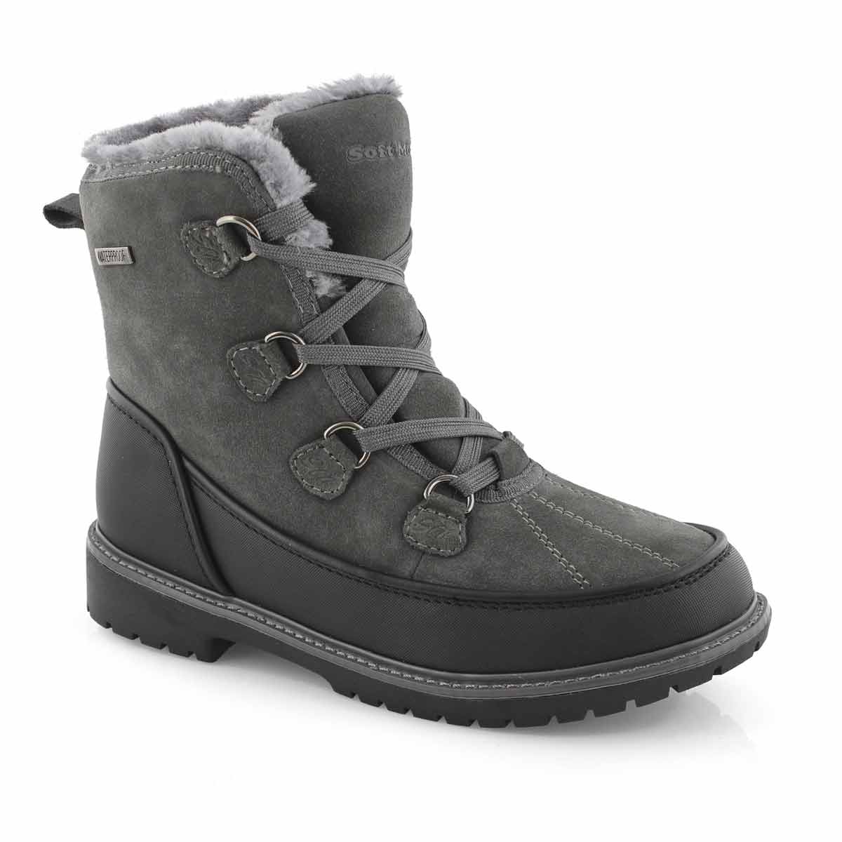 Lds Stephanie grey wtpf wntr boot