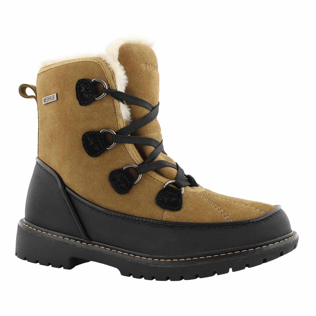 Lds Stephanie taupe suede WP winter boot