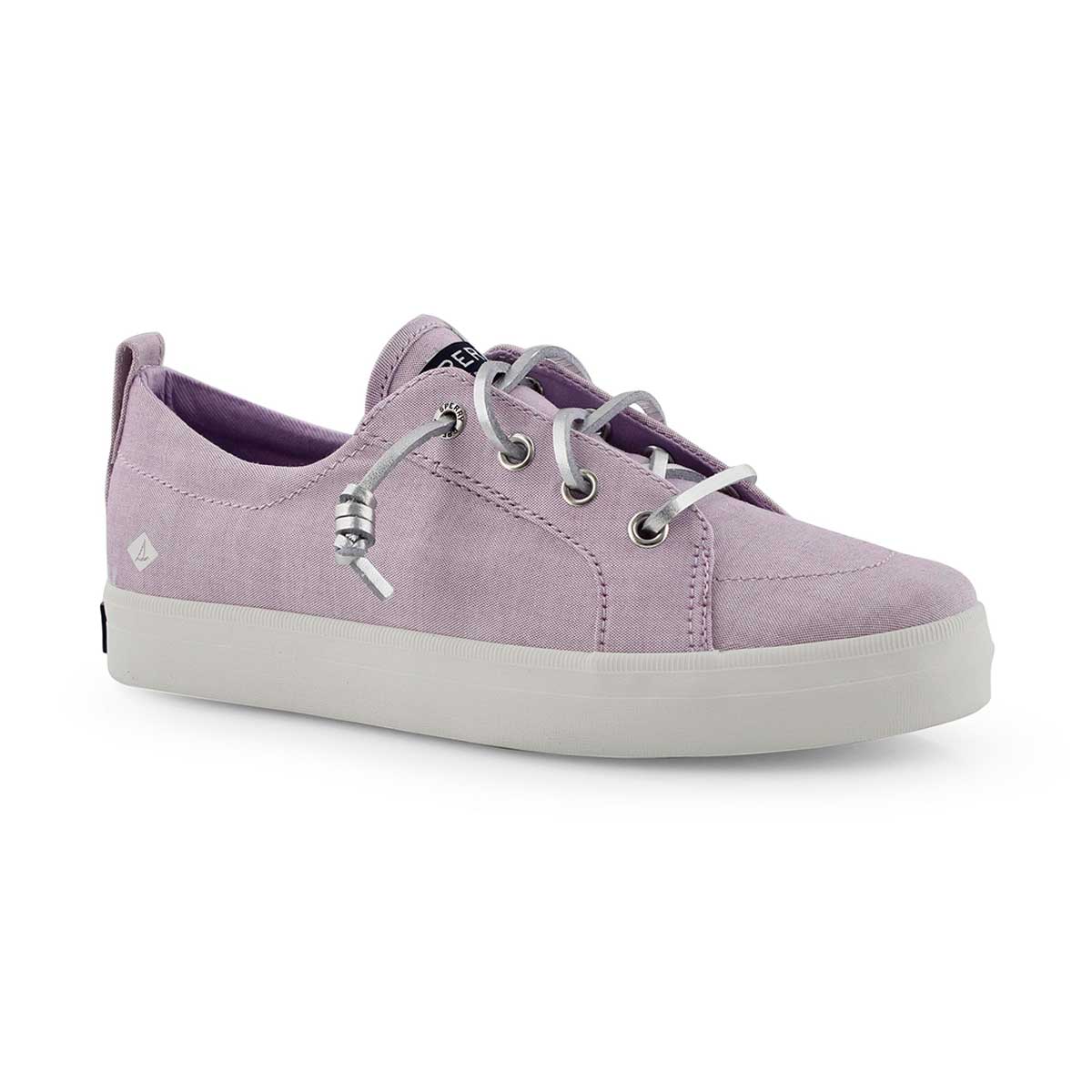 Grls Crest Vibe lavender fashion sneaker