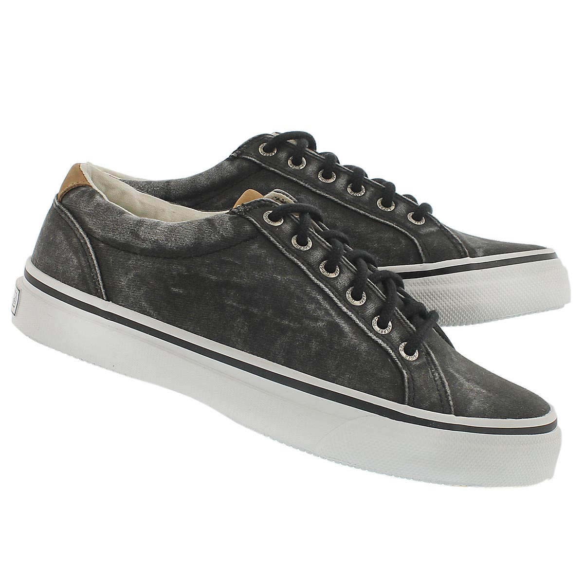 Mns Striper LTT black lace up sneaker