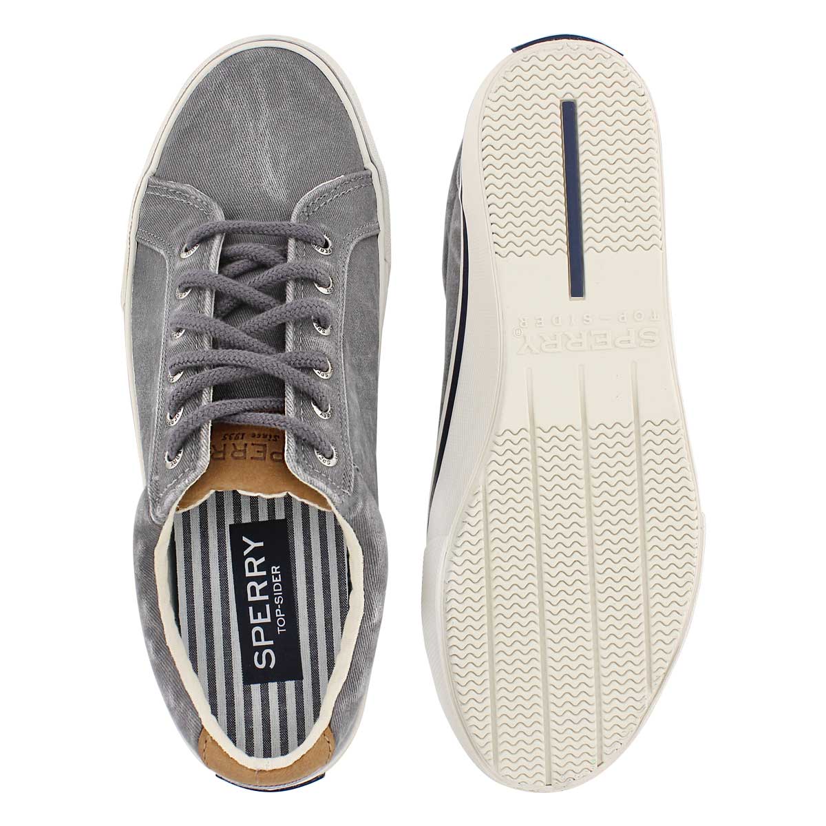 Mns Striper LTT grey lace up sneaker