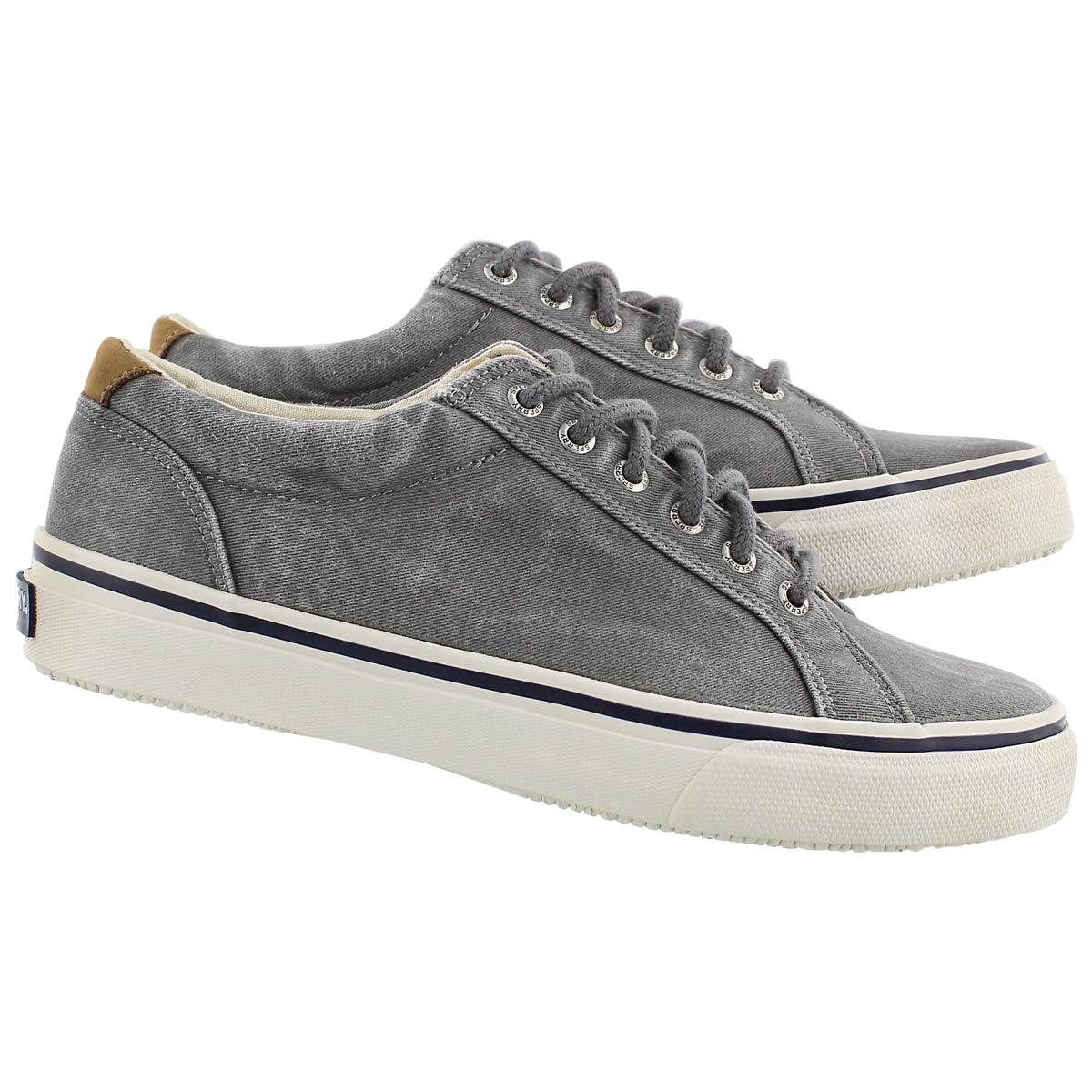 Mns Striper LTT grey lace up sneaker