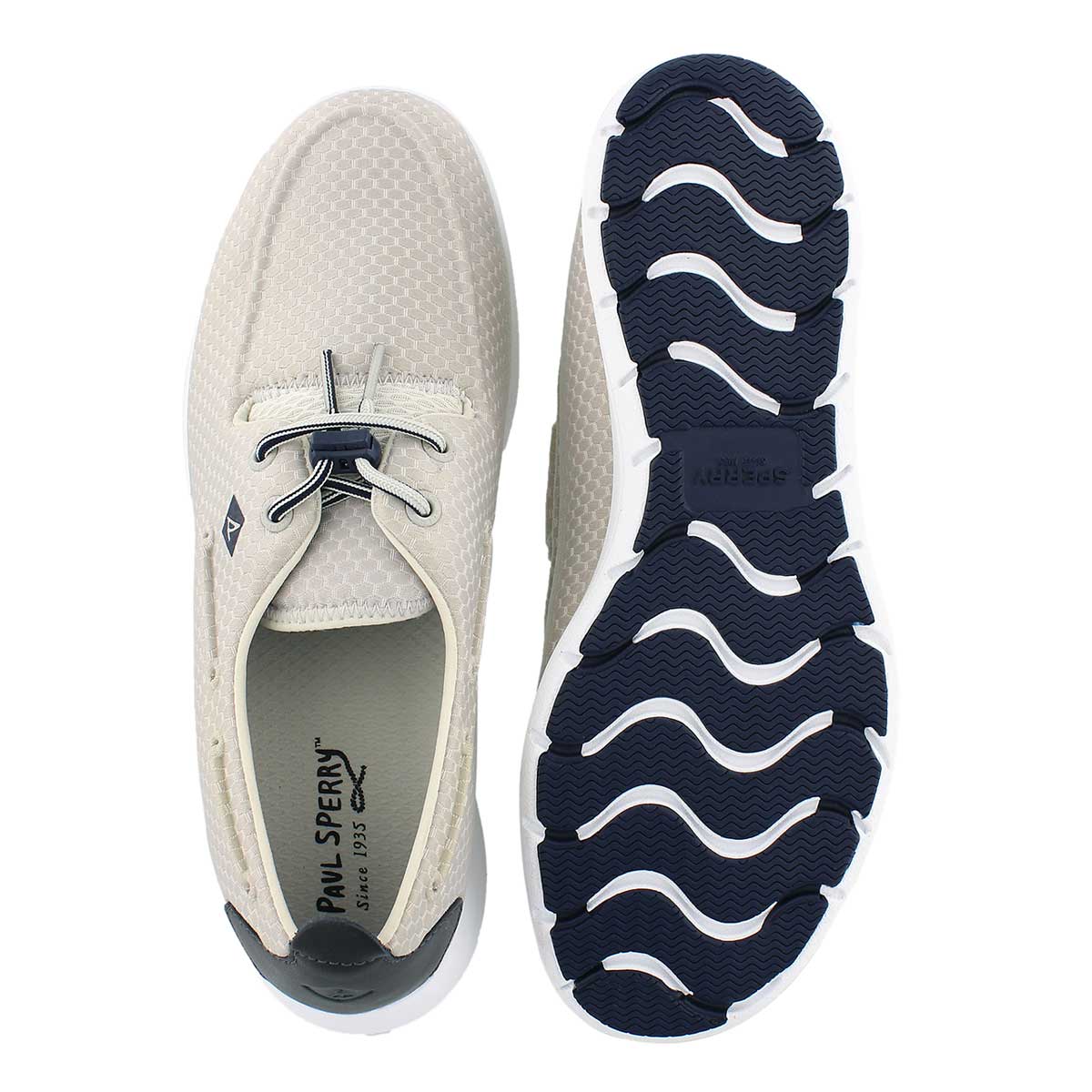 Mns Sojourn silver molded mesh sneaker