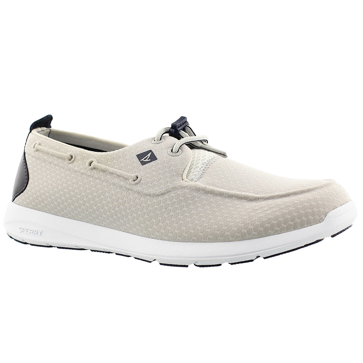 Mns Sojourn silver molded mesh sneaker