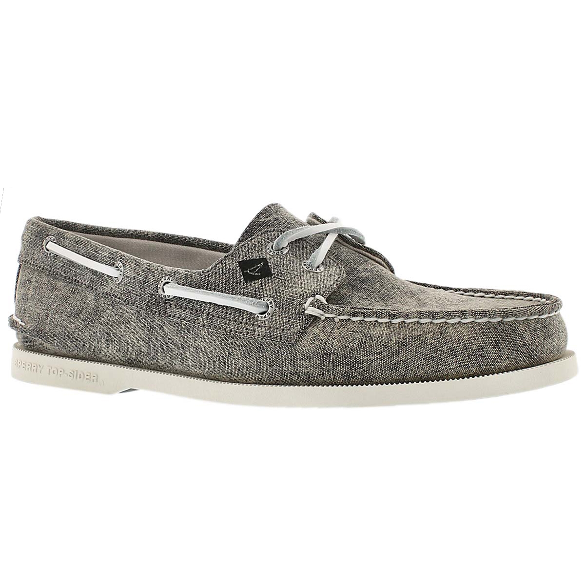 Ch bateau A/O 2-Eye White Cap, gris, hom
