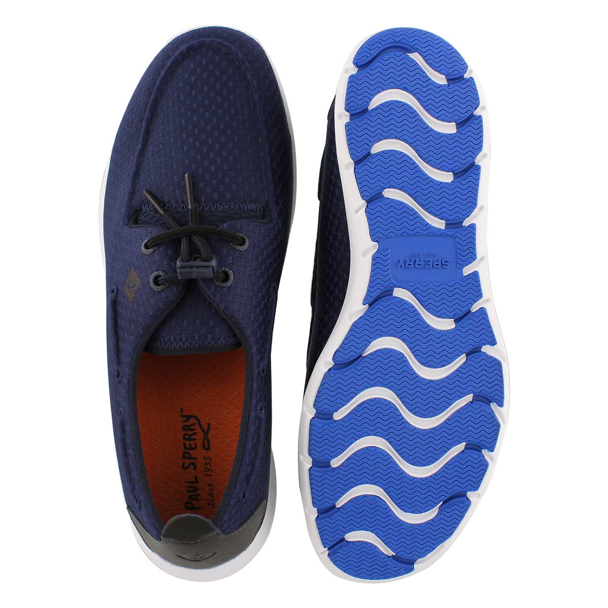 Mns Sojourn navy molded mesh casual sho