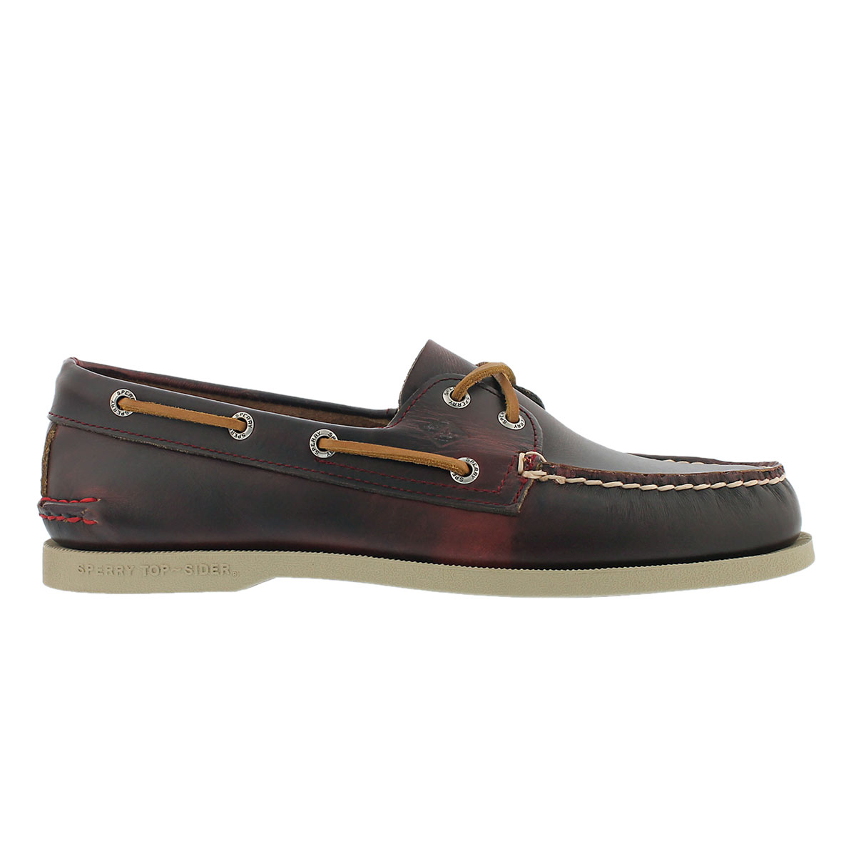 Mns A/O 2-Eye Waterloo burg boat shoe