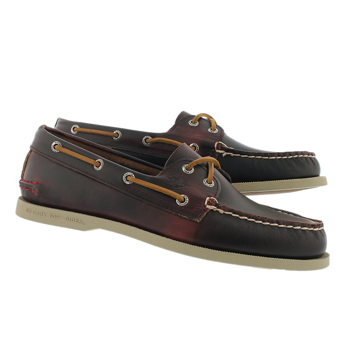 Mns A/O 2-Eye Waterloo burg boat shoe