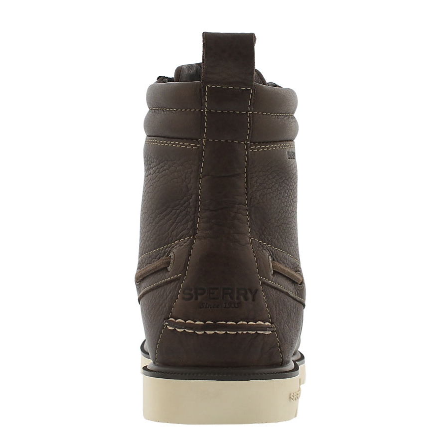 Mns A/O Lug Boot dk brn waterproof boot