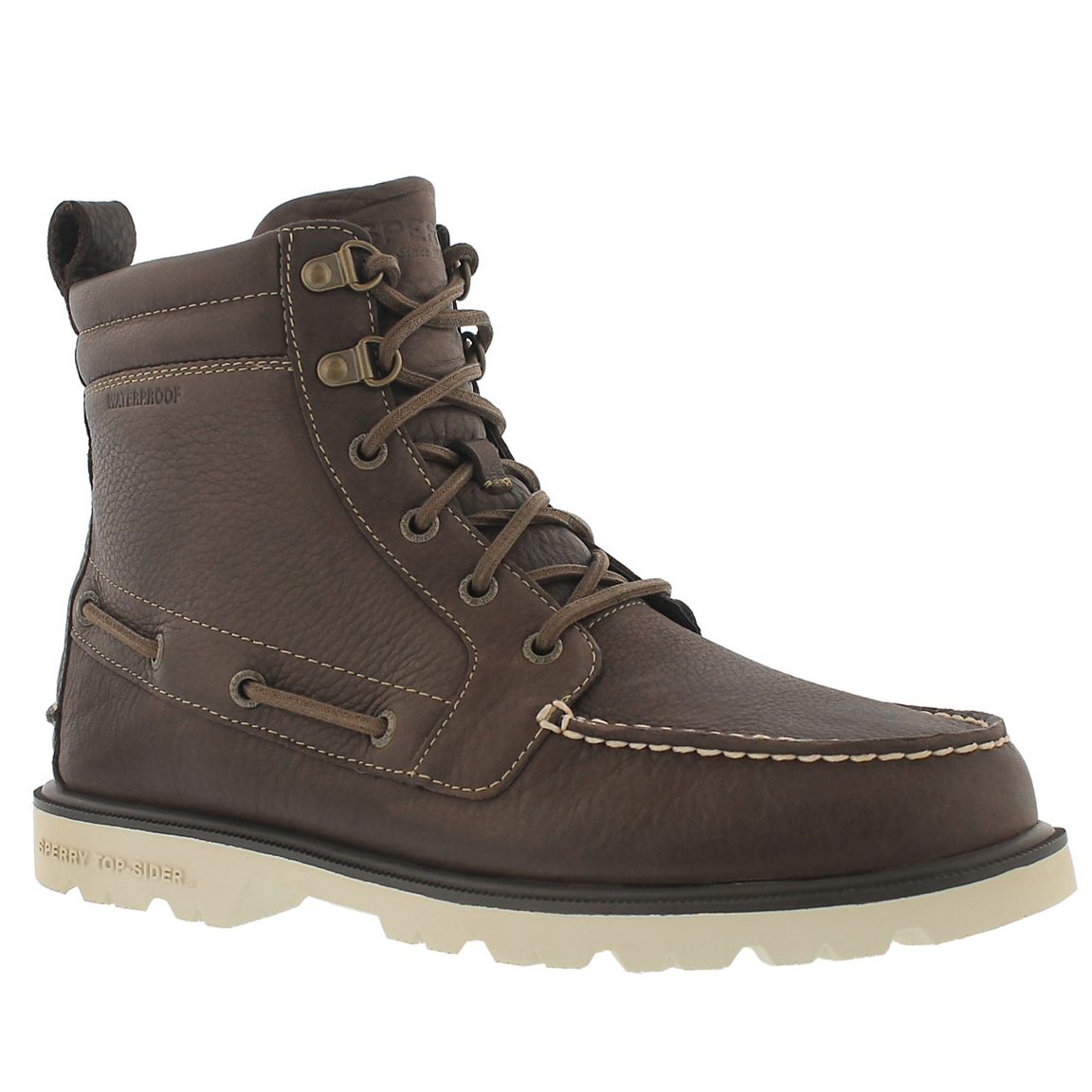 Mns A/O Lug Boot dk brn waterproof boot