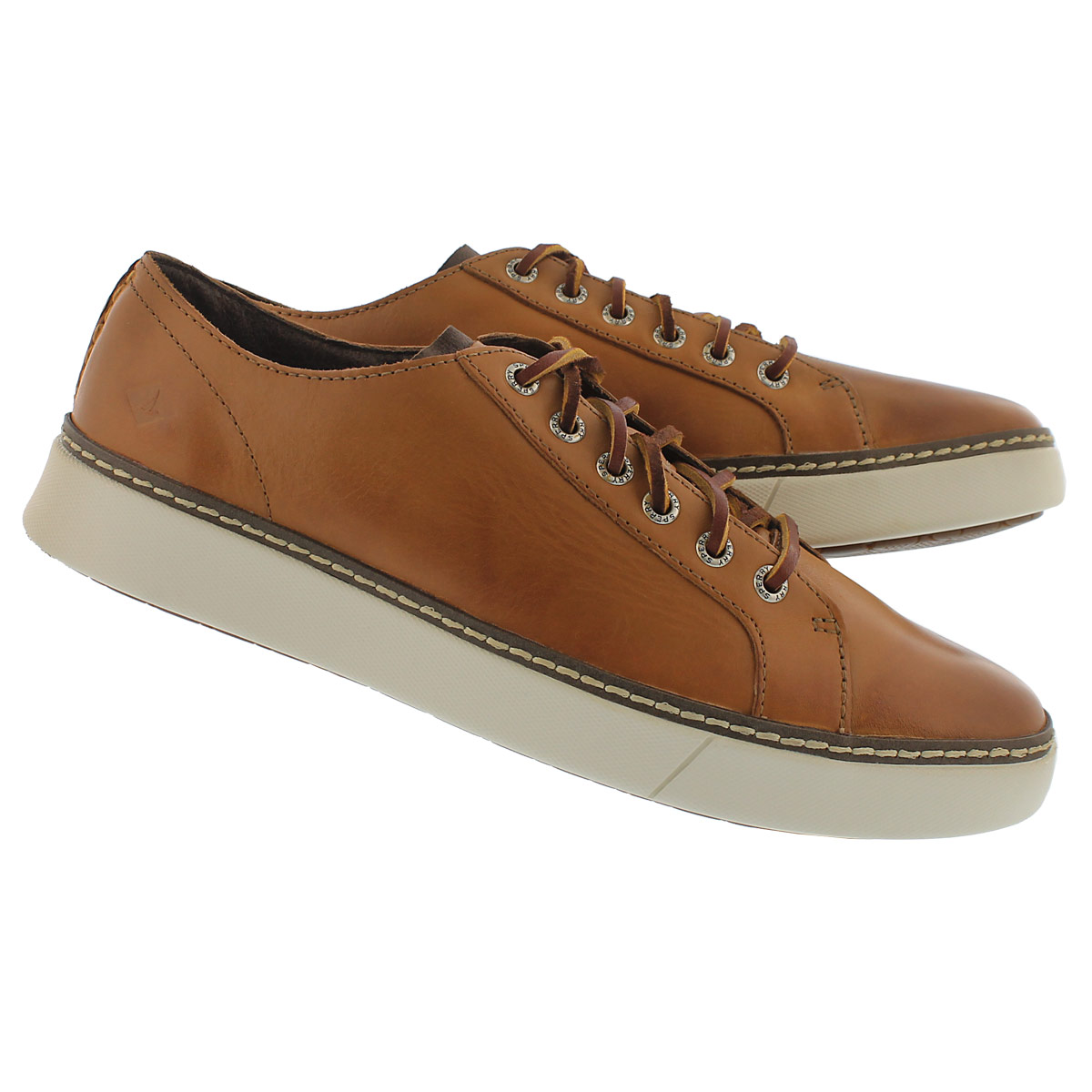 Mns Clipper LTT tan lace up sneaker