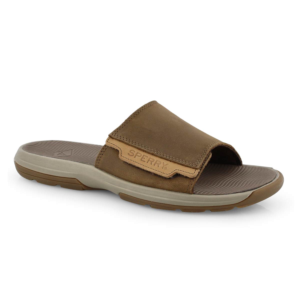 sperry white cap slide sandal