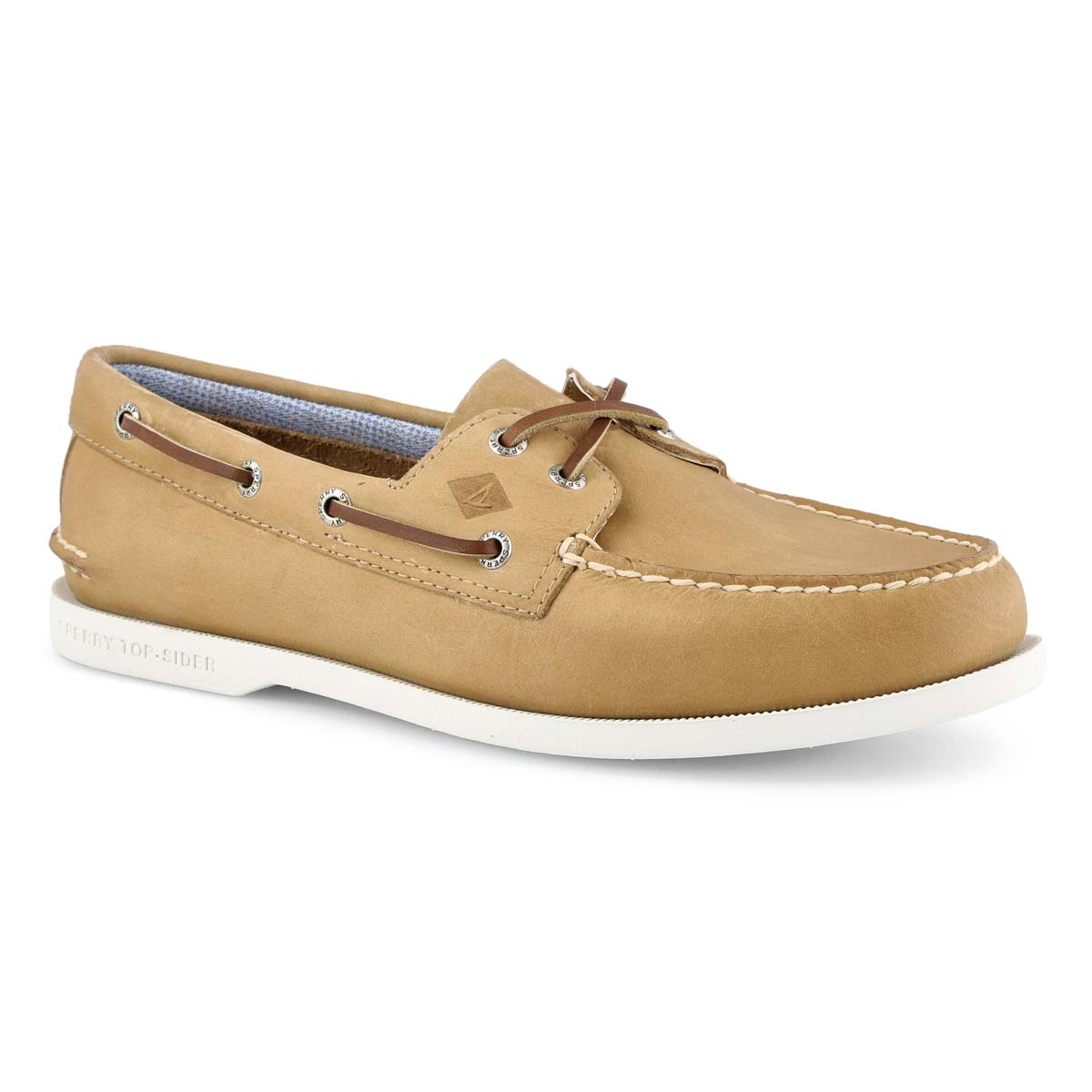 sperry plushwave dock leather slide