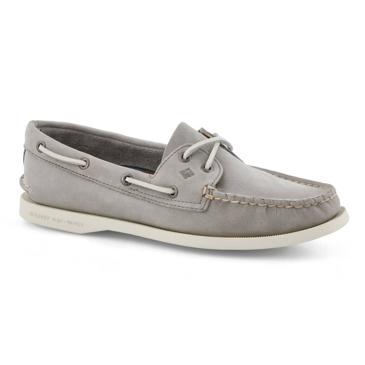 sperry grey boat shoes