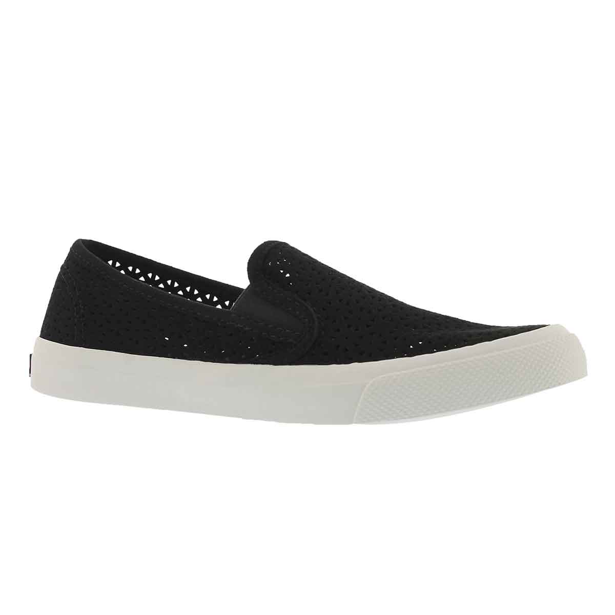 Lds Seaside Nautical Perf black slip on
