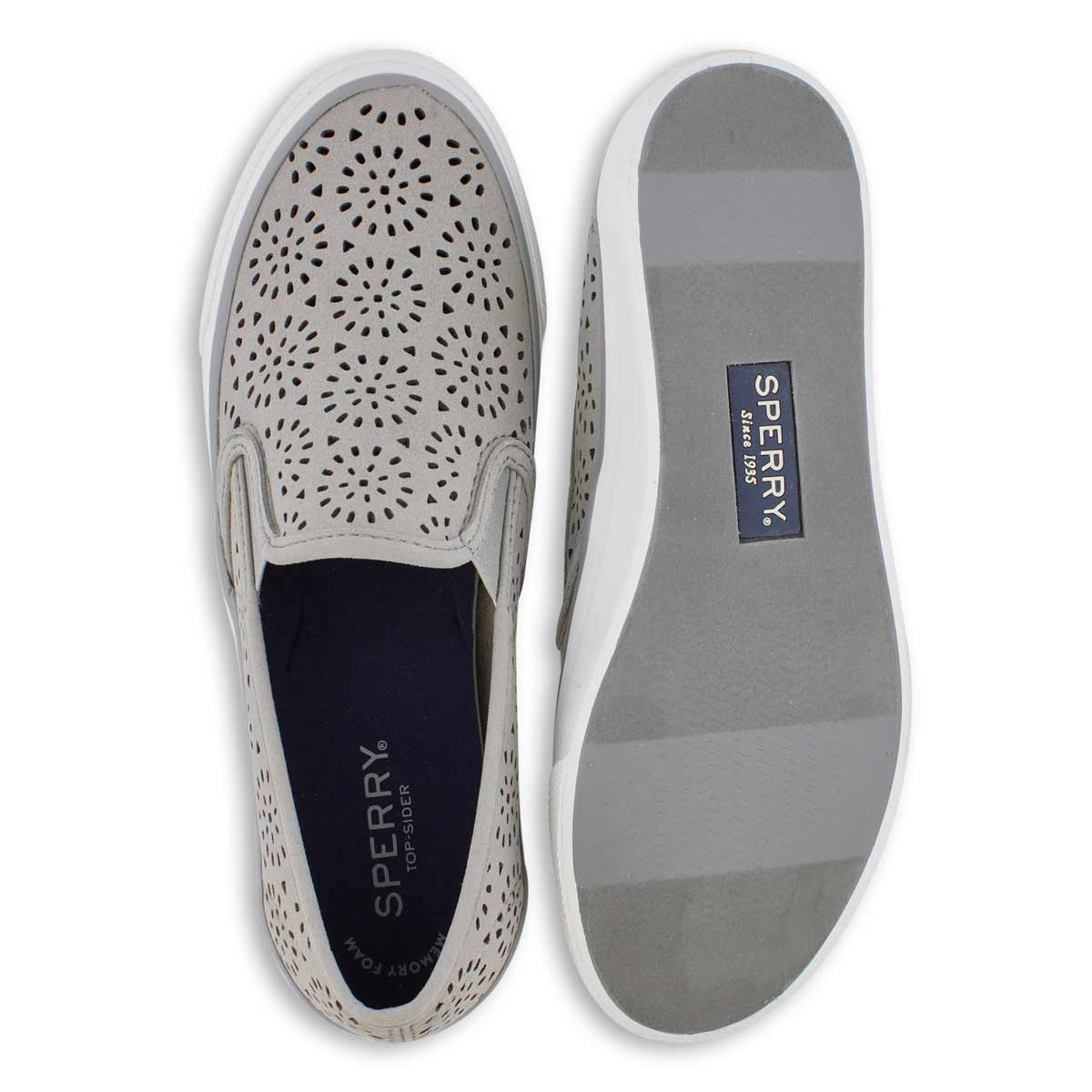 sperry women's seaside perf emboss sneaker